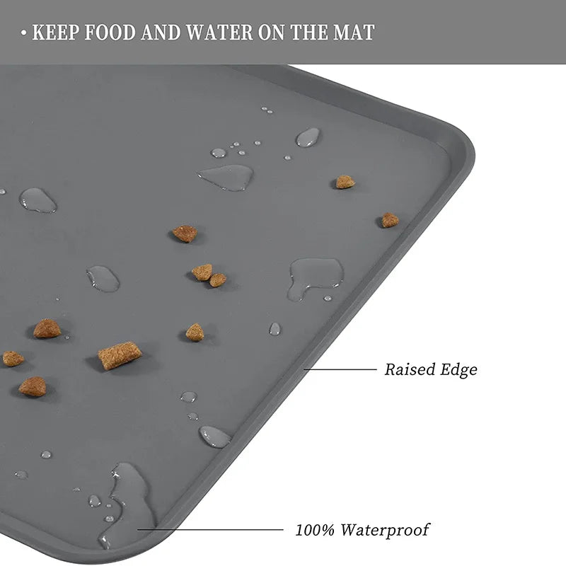 Anti-overflow silicone mat